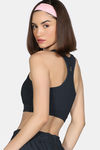 Zelocity Medium Impact Quick Dry Sports Bra with Removable Padding - Collegiate Blue — thumbnail 2
